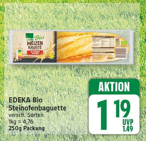 Steinofenbaguette von EDEKA Bio im aktuellen EDEKA Prospekt